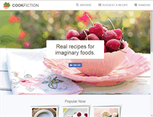 Tablet Screenshot of cookfiction.com